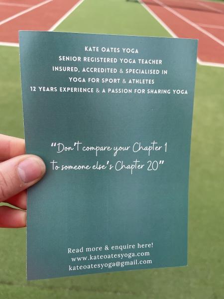 Kate Oates Elevate Yoga