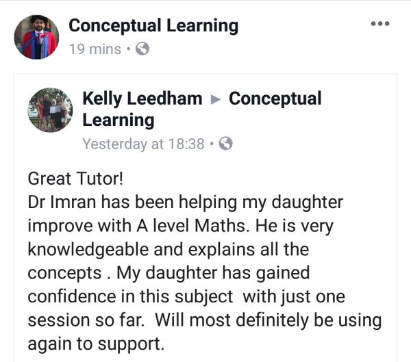 Conceptual Learning Tutoring