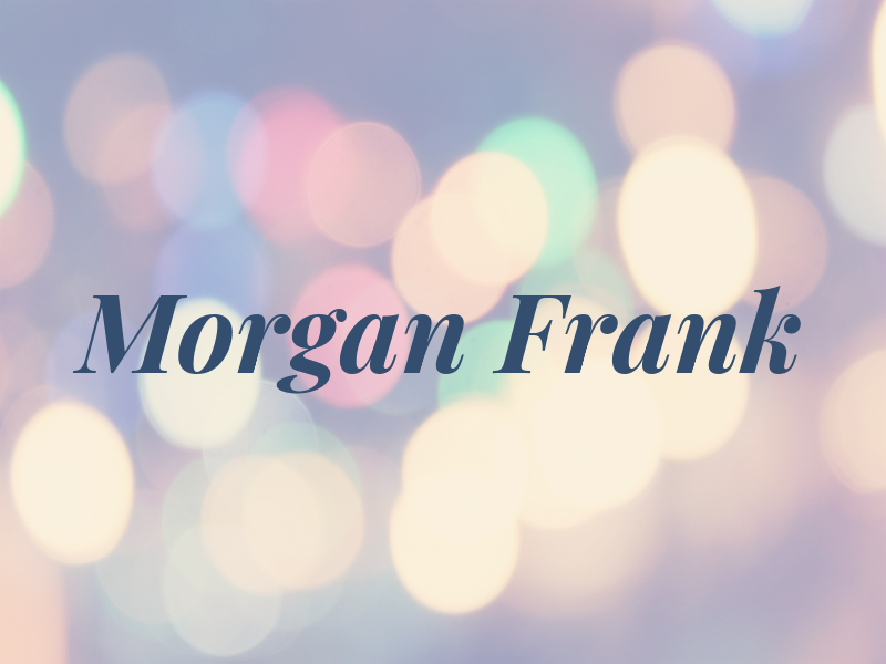 Morgan Frank
