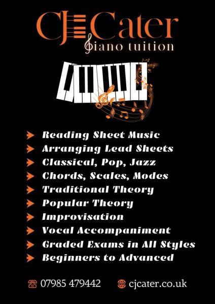 C J Cater Piano Tuition