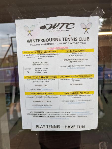 Winterbourne Tennis Club