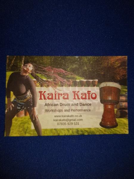 Kaira Kafo African Djembe Drum and Dance Workshops