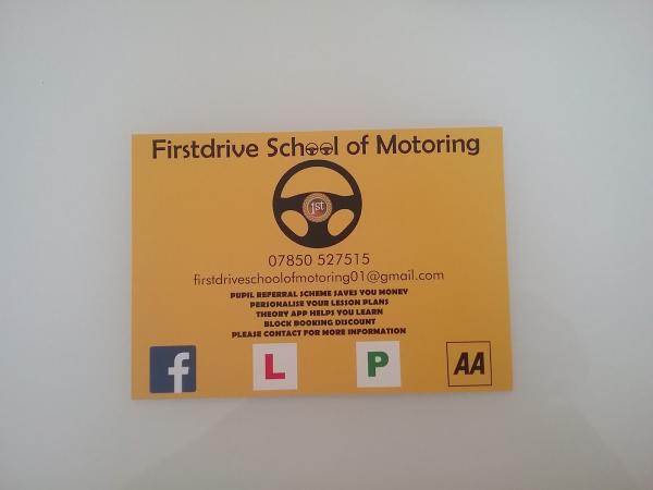 Firstdrive School of Motoring Rhyl
