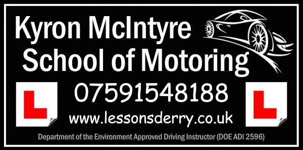 Kyron McIntyre School OF Motoring