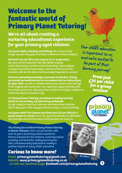 Primary Planet Tutoring