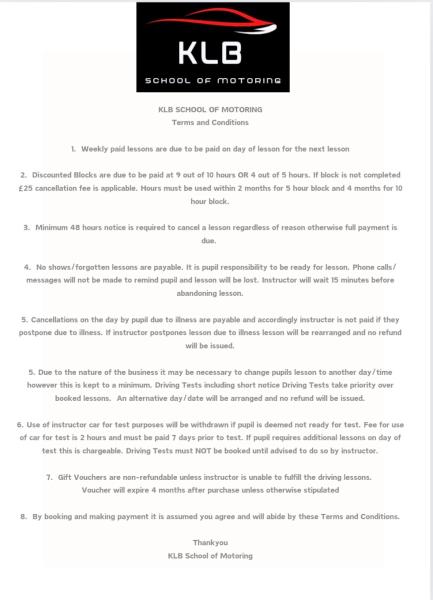 KLB School of Motoring