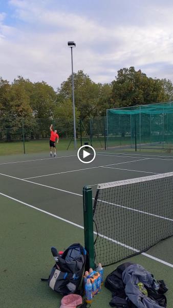 Clapham Common Tennis Coaching With Julian Cousins.