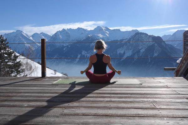 Yoga With Emma in the Logshed