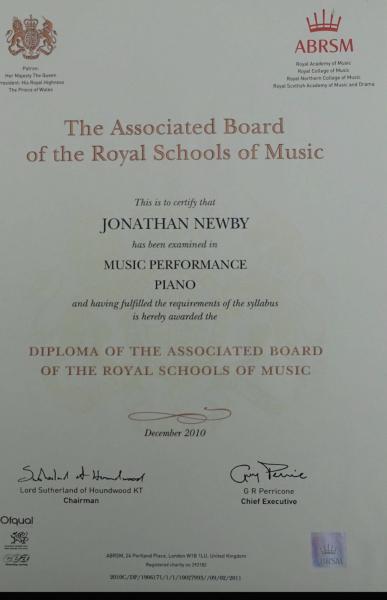 Piano Lessons & Keyboard Lessons by Jonathan Newby Bmus (Hons)
