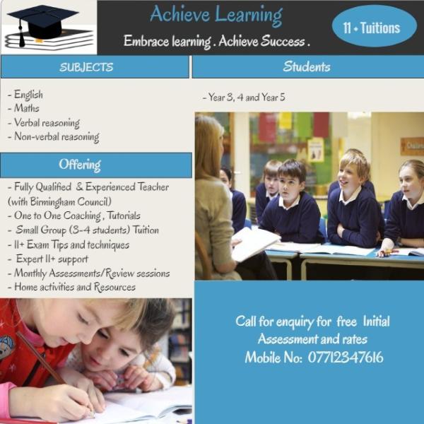 Achieve Learning Tuitions