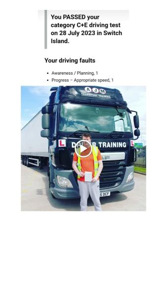 AJM (Hgv) Transport Training