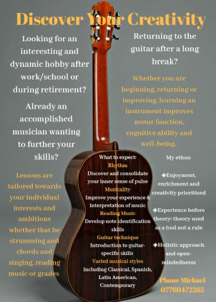 Michael Matthews Expert Guitar Tuition