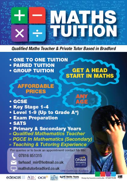 Maths Tutor Bradford