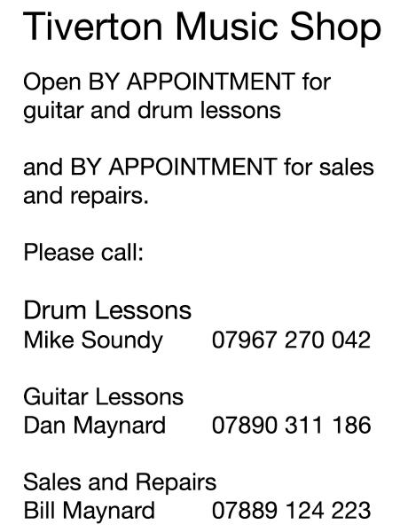 Tiverton Music Shop