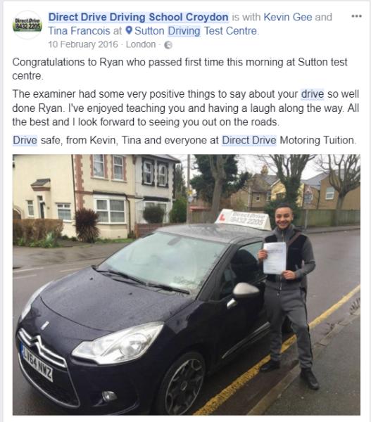 Direct Drive Driving School Croydon