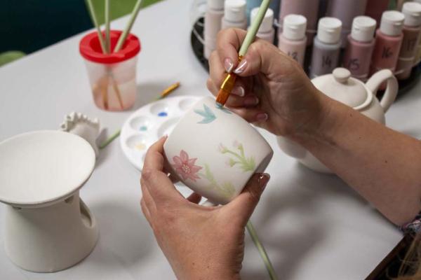 Flourish Pottery Painting