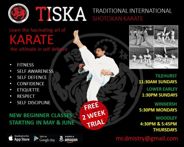 Tiska Karate Reading