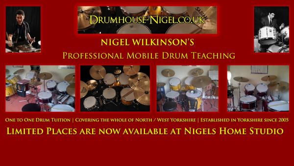 Leeds Drum Lessons By Drumhouse-Nigel.co.uk