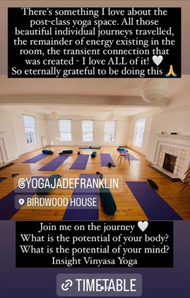 Yoga Jade Franklin Totnes