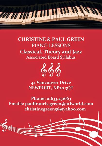 Christine & Paul Green Piano Lessons