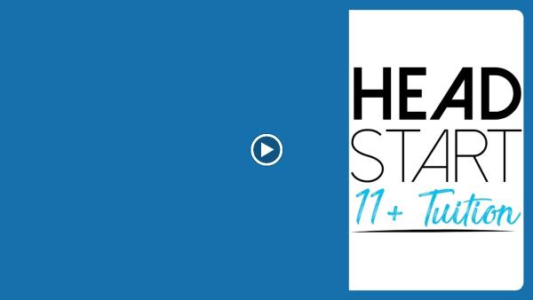 Headstart 11+ Tuition