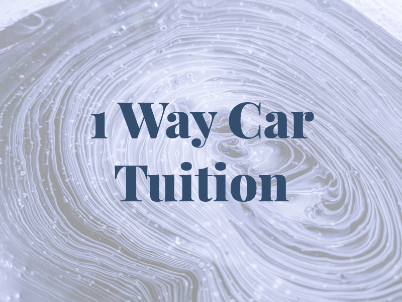 1 Way Car Tuition