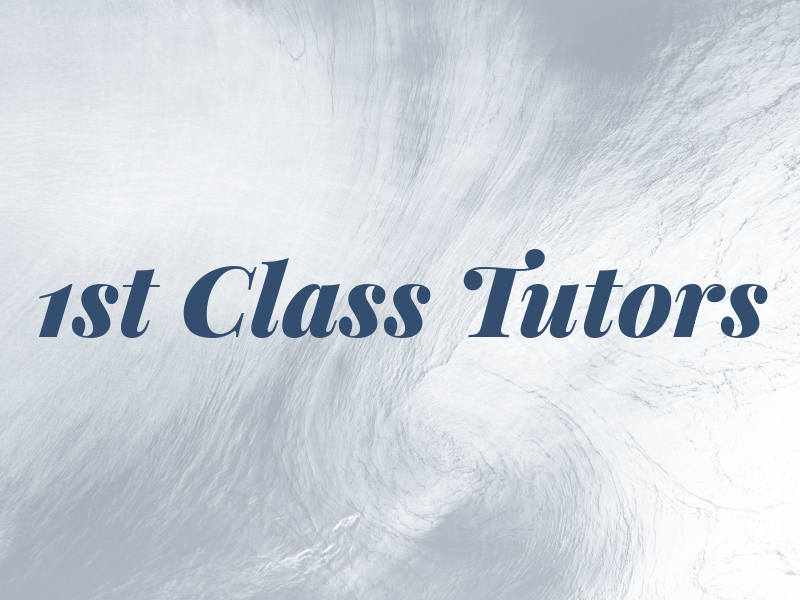 1st Class Tutors