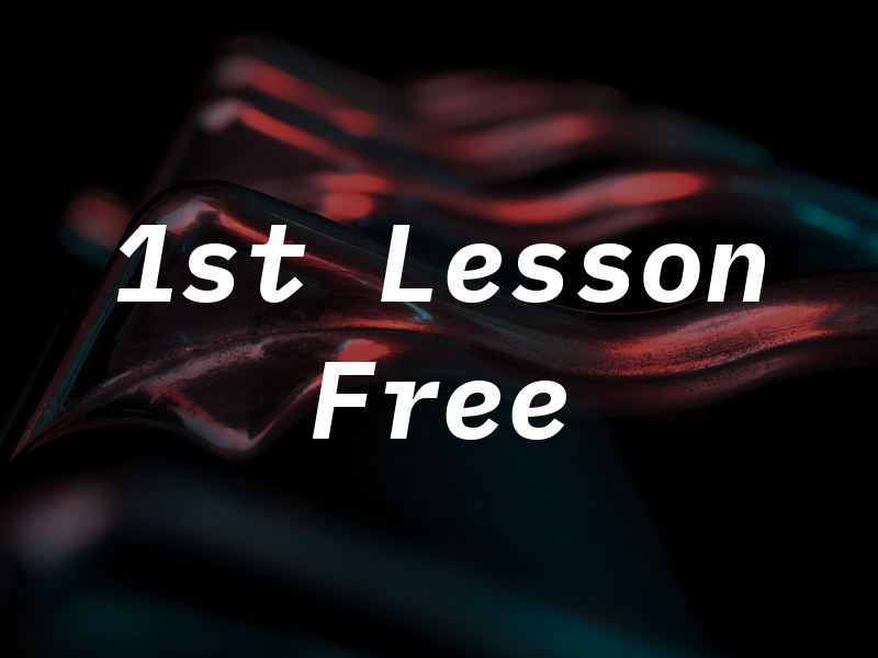 1st Lesson Free