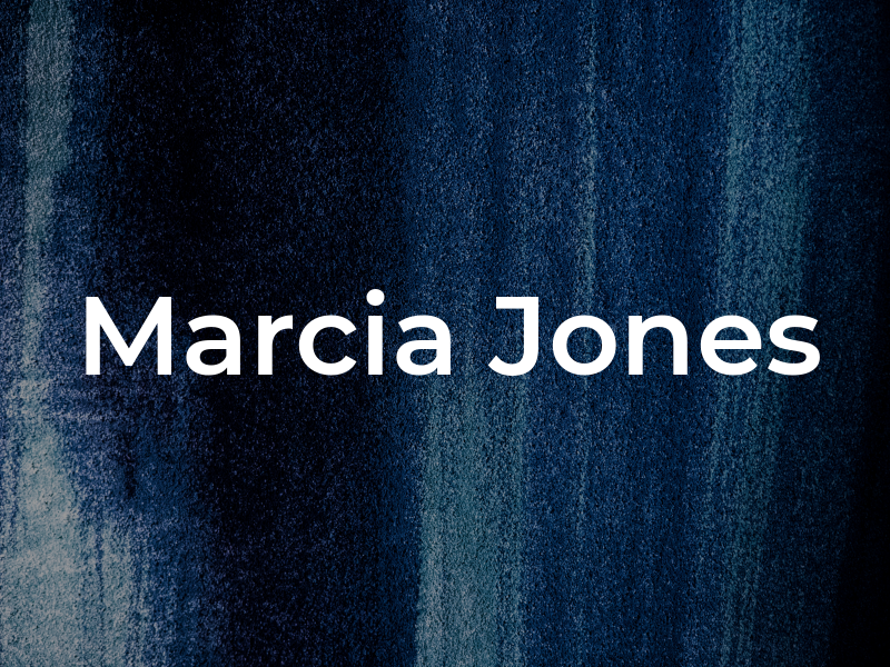 Marcia Jones