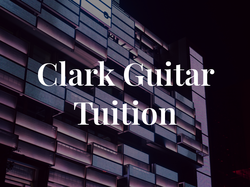 Mat Clark Guitar Tuition