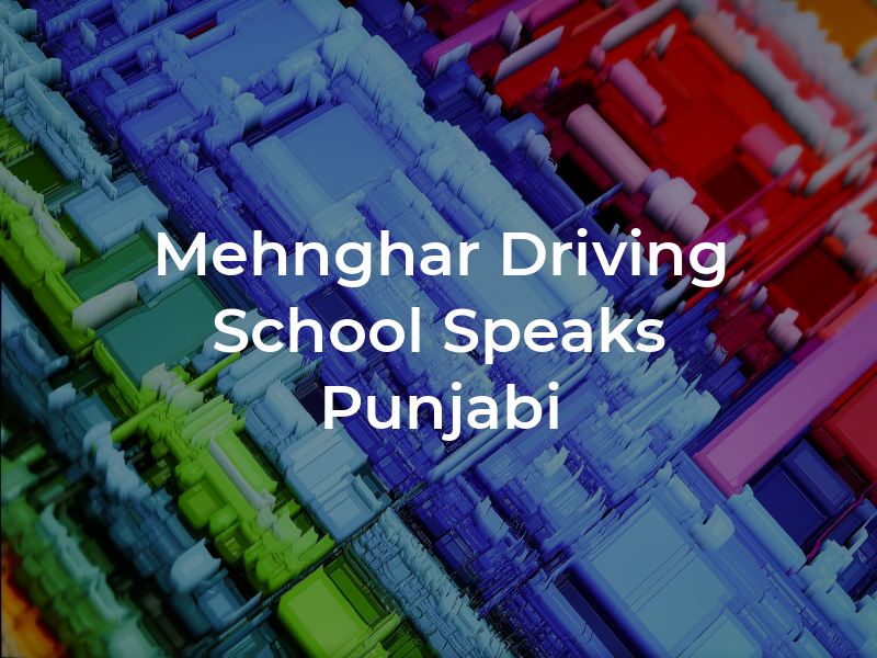 Mehnghar Driving School Speaks Punjabi