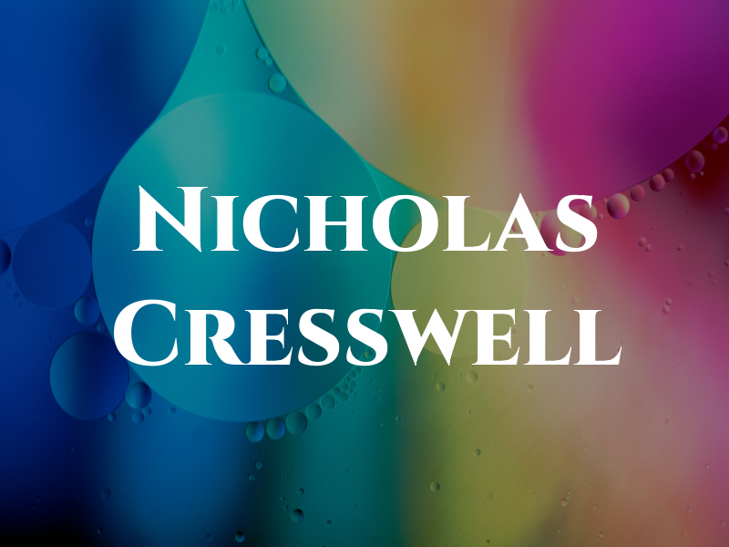 Nicholas Cresswell