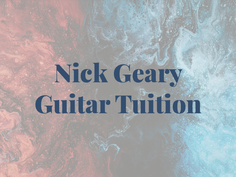 Nick Geary Guitar Tuition
