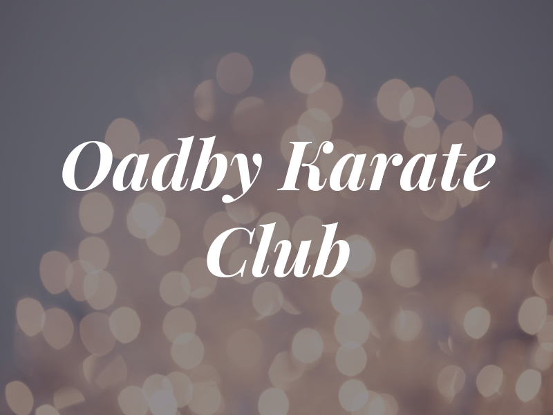 Oadby Karate Club