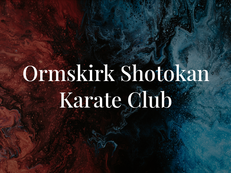 Ormskirk Shotokan Karate Club