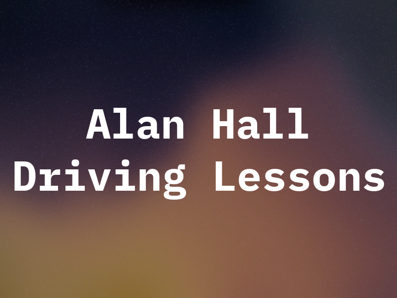 Alan Hall Driving Lessons