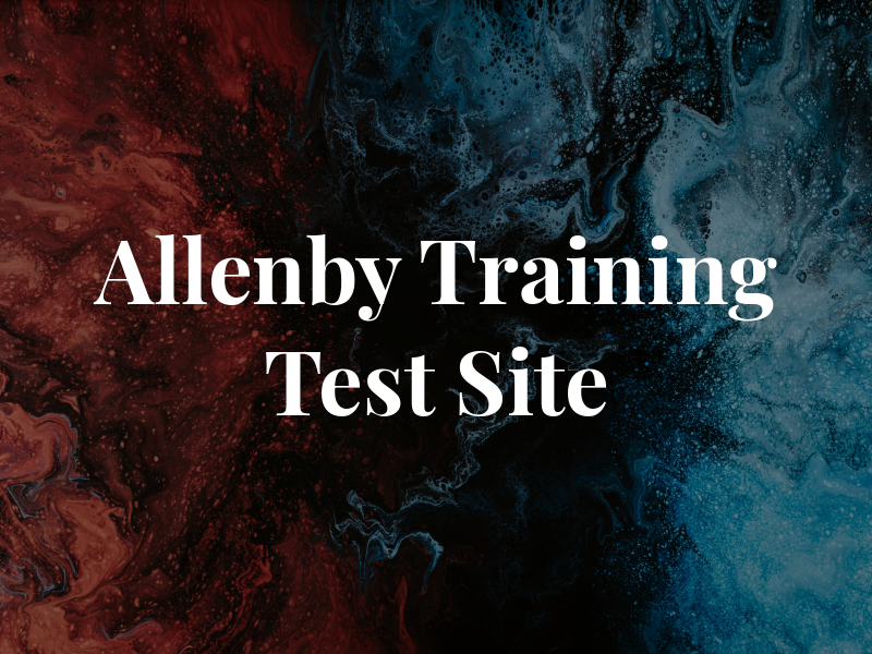 Allenby Training Test Site