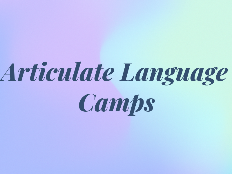 Articulate Language Camps