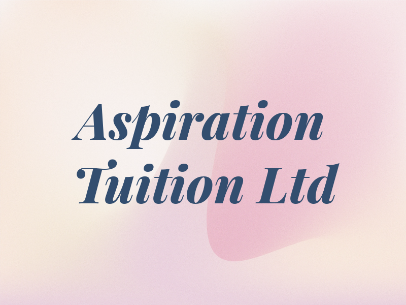 Aspiration Tuition Ltd