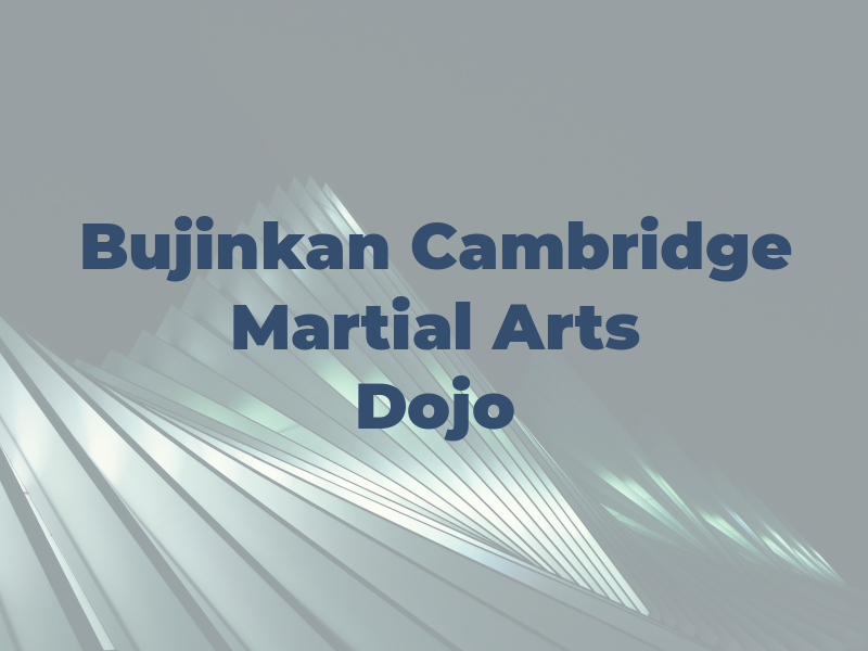 Bujinkan Cambridge Martial Arts Dojo