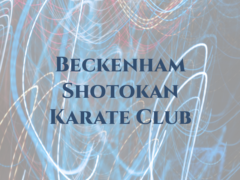 Beckenham Shotokan Karate Club