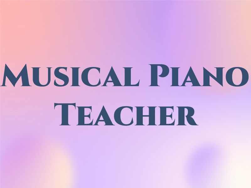 Bee Musical Piano Teacher