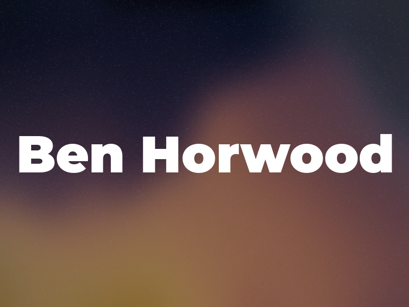 Ben Horwood