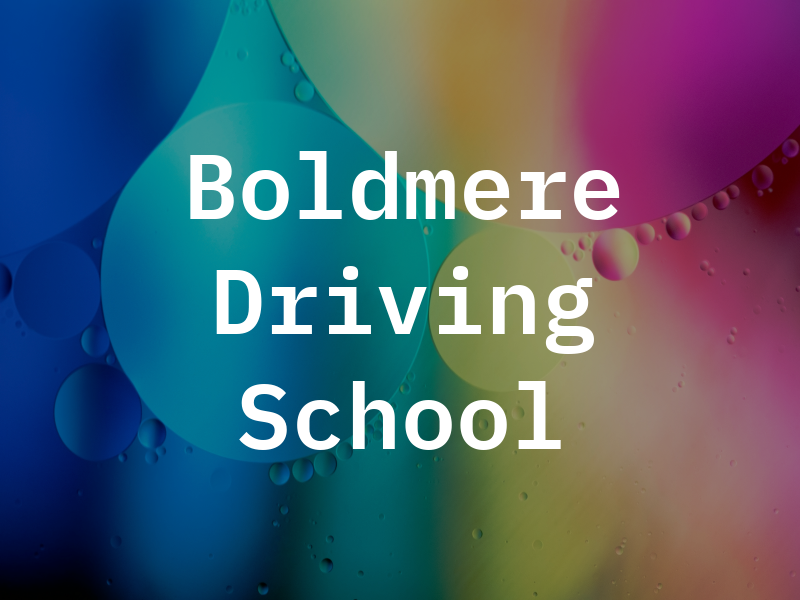 Boldmere Driving School