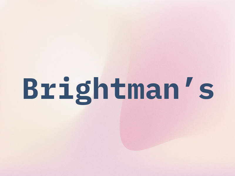 Brightman's