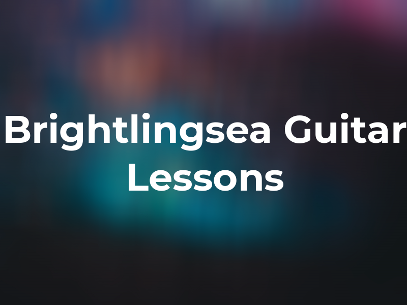 Brightlingsea Guitar Lessons