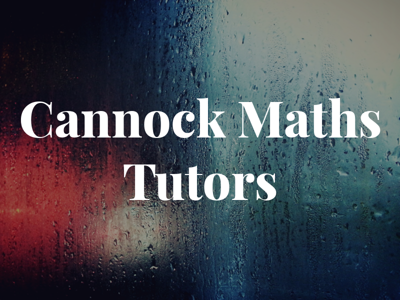 Cannock Maths Tutors