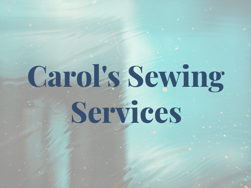 Carol's Sewing Services