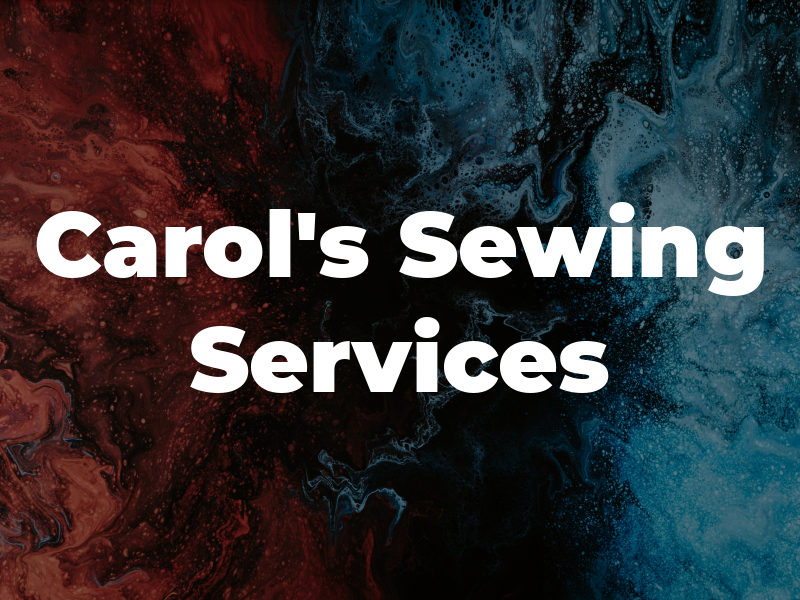 Carol's Sewing Services