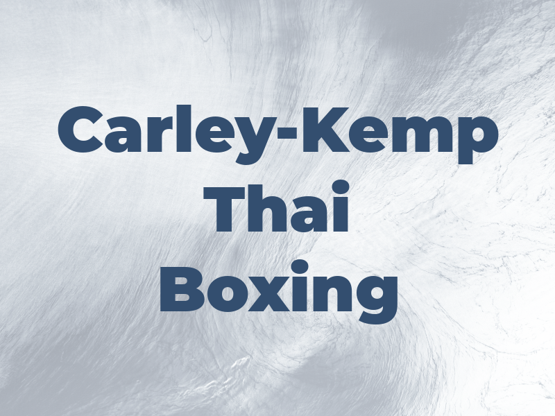 Carley-Kemp Thai Boxing